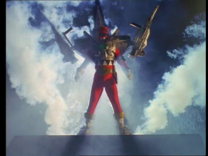 Transformation en Super Armure Power Ranger Rouge