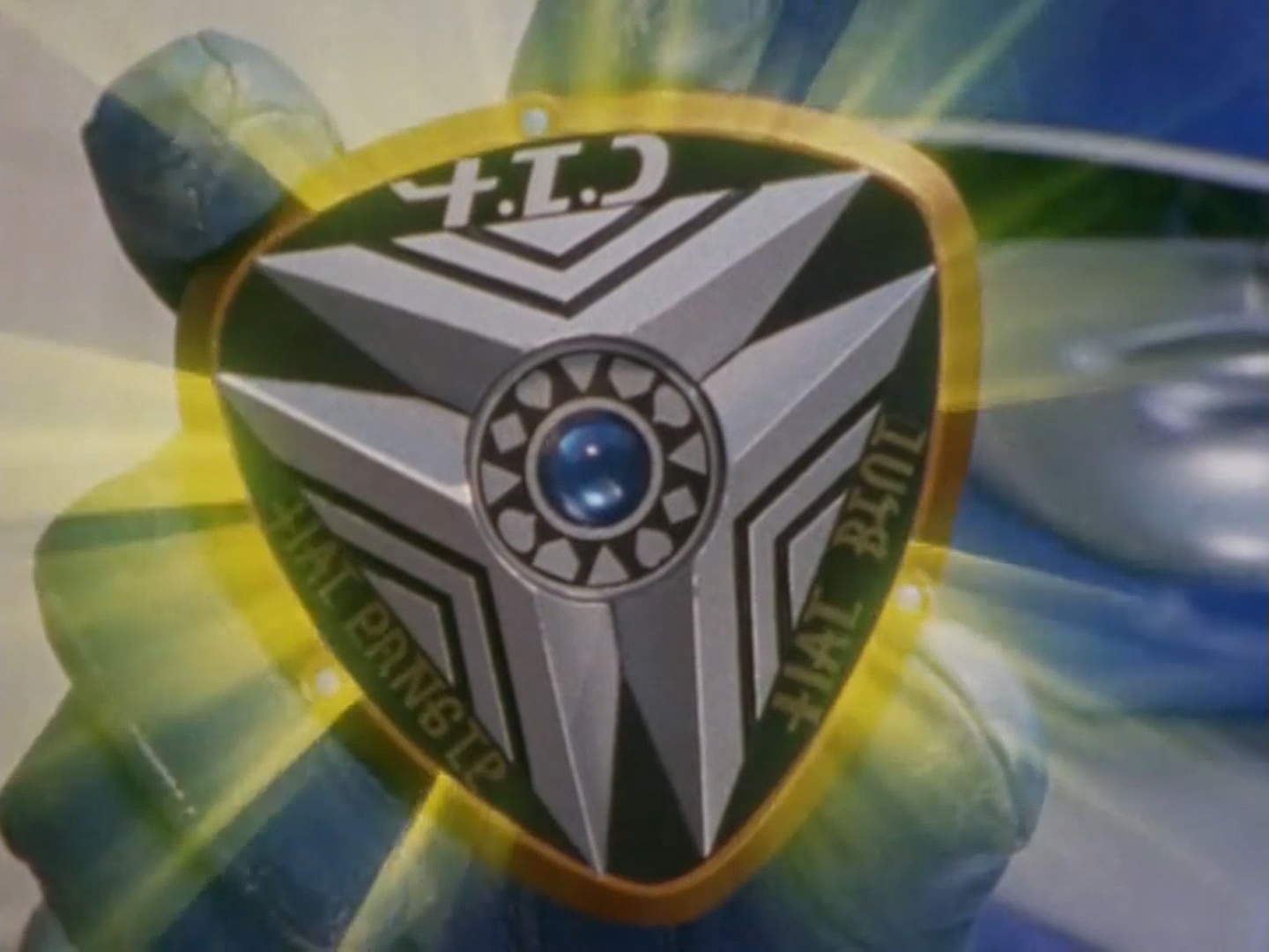 Badge Time Force du Ranger Bleu