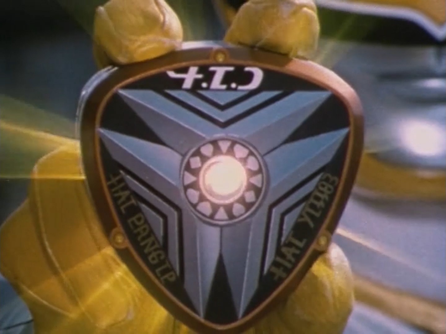 Badge Time Force du Ranger Jaune