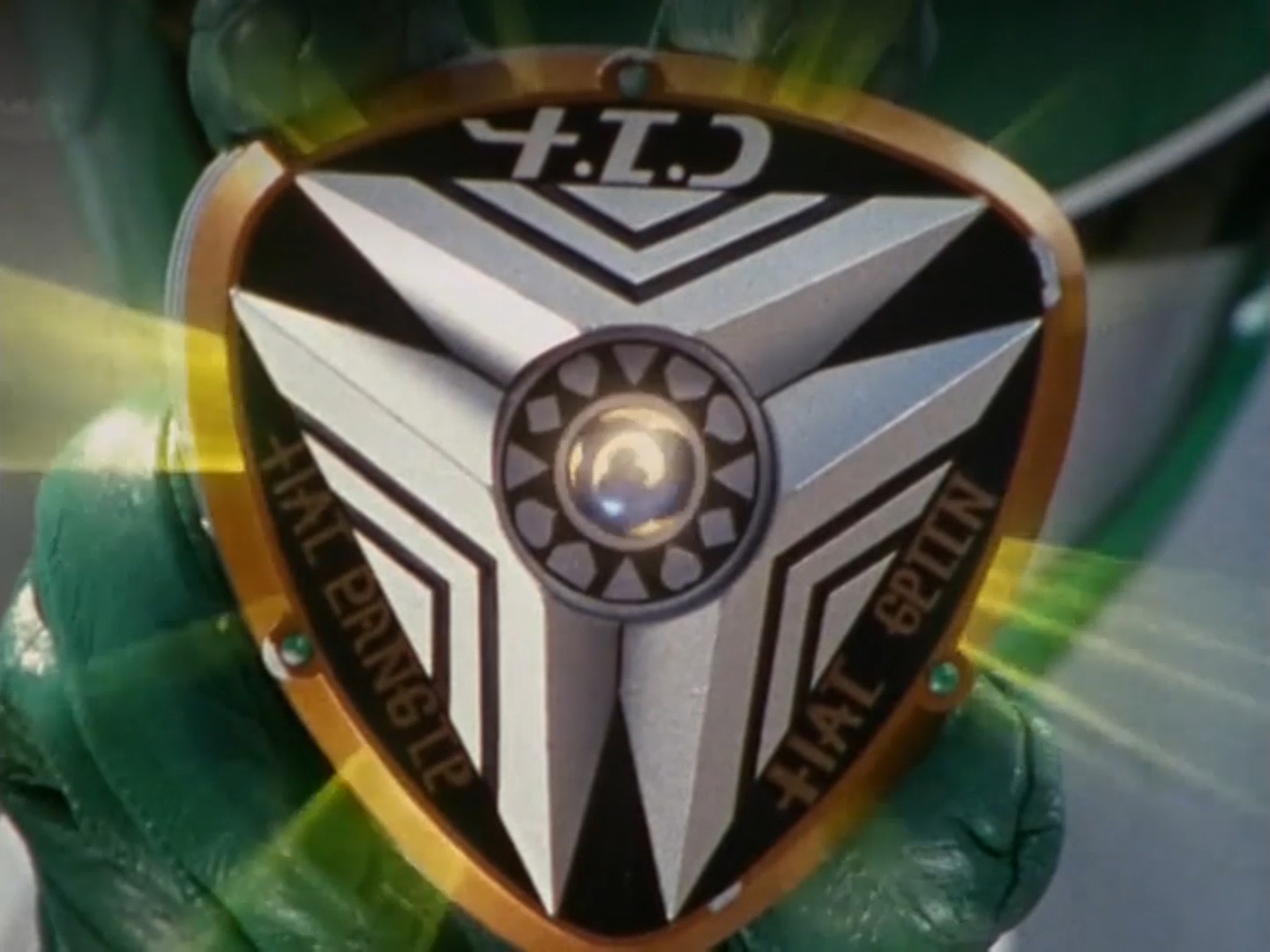 Badge Time Force du Ranger Vert