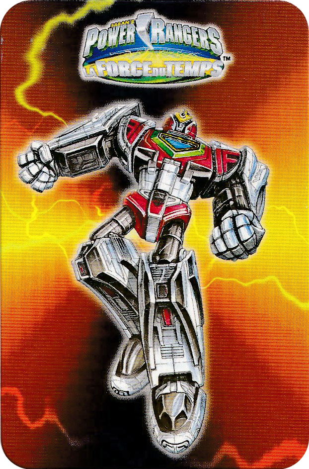 Time Force Megazord Code Rouge (recto)
