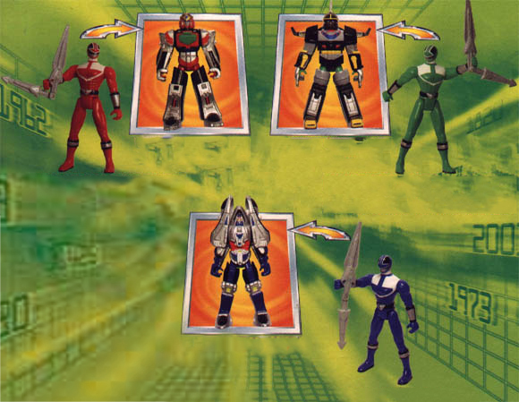 Figurines Power Rangers Chrono Force 10 cm