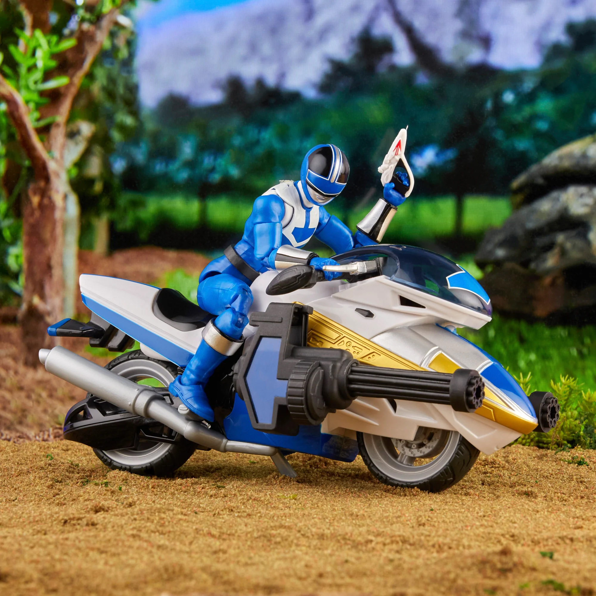 Time Force Blue Ranger & Vector Cycle